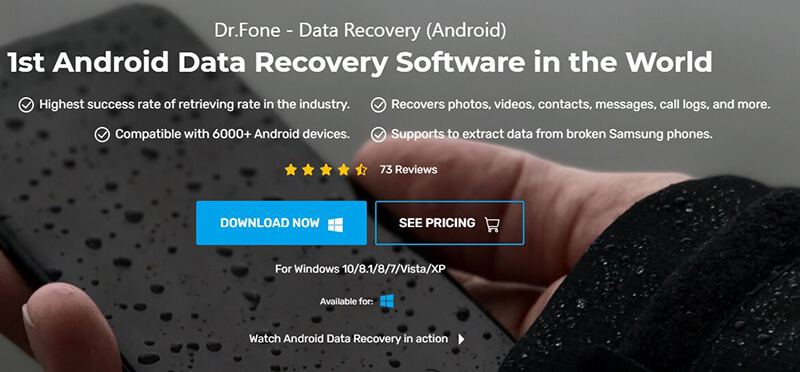 dr.fone data  recovery android