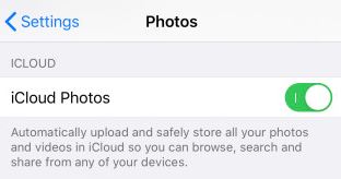 how icloud save photos