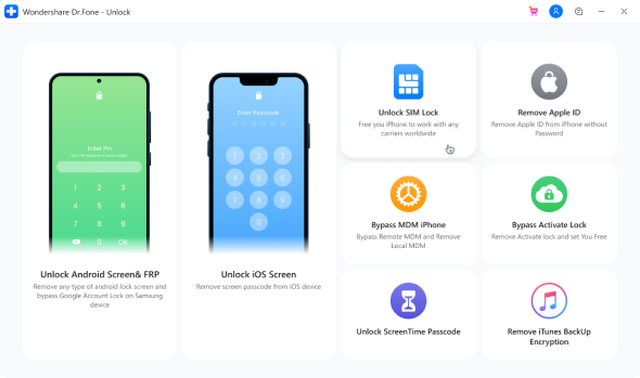 drfone - sim unlock