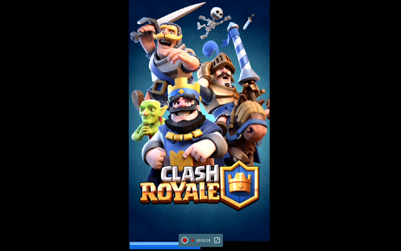 how to record Clash Royale on computer