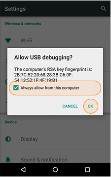 how Allow USB debugging on your Android device