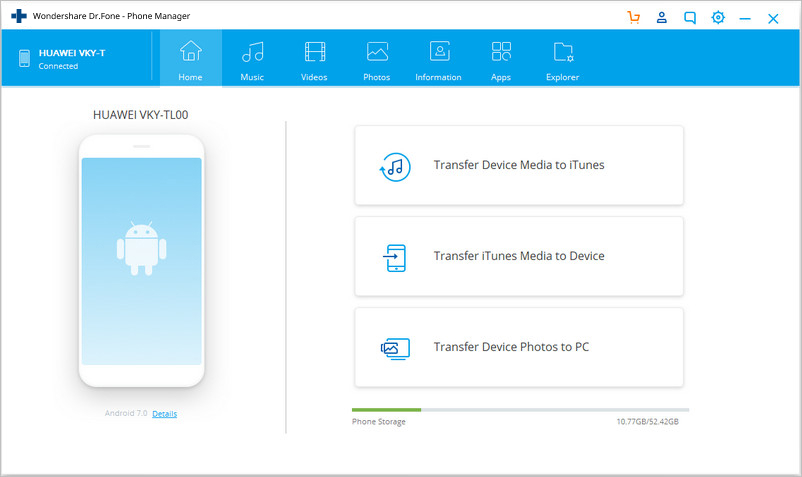 Transfer Android Photos with PC