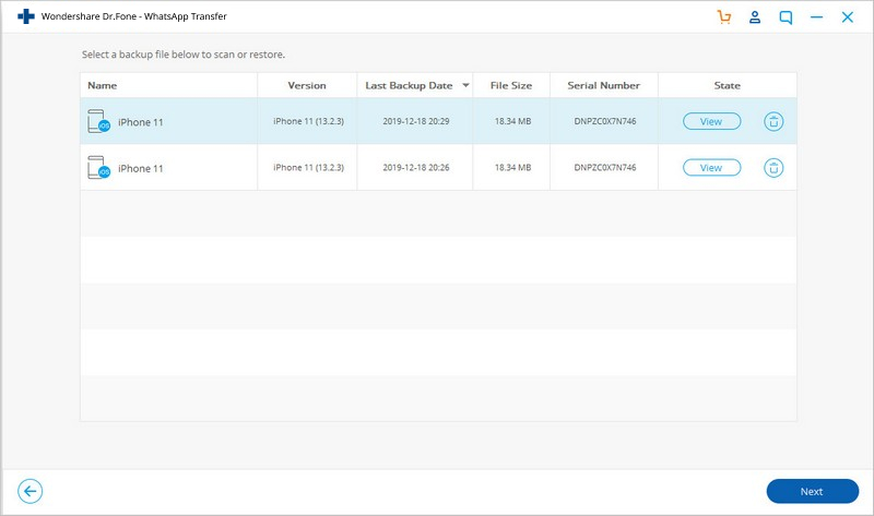 View your Kik backup files