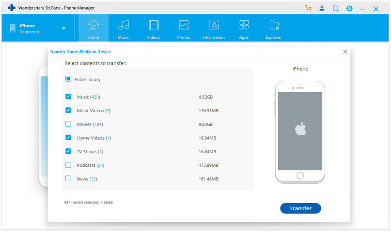 Sync iPhone with Multiple Computers with TunesGo