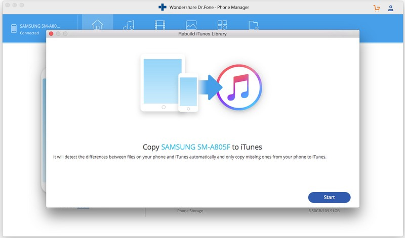 how to transfer music from android to iphone-Transfer Device Media to iTunes