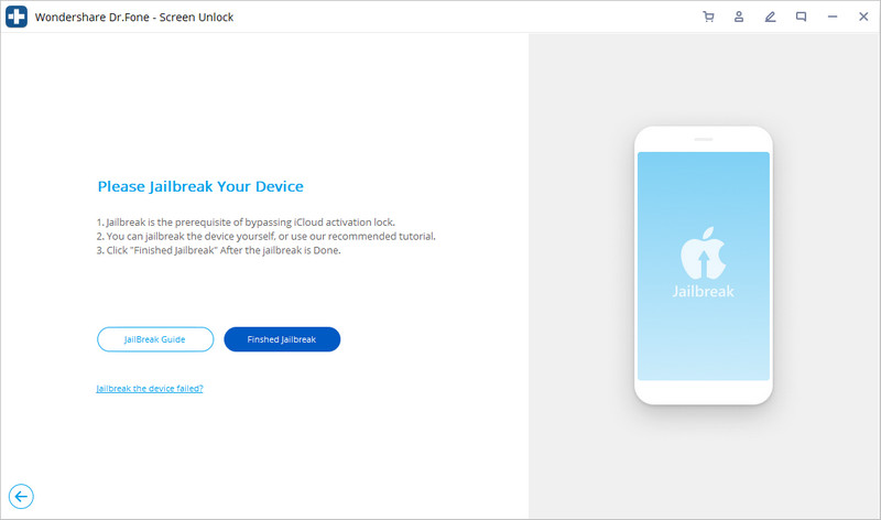  drfone interface – jailbreak your iphone