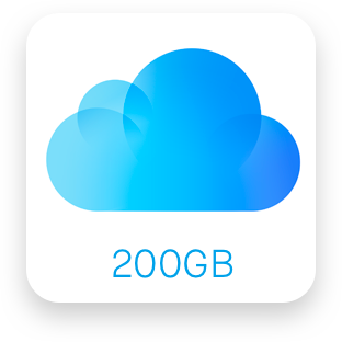 200 gb free icloud storage