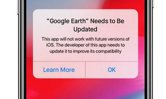 app update error of iOS 15