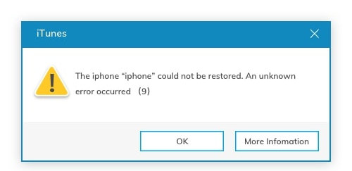 iOS 15 error - idevice cannot restore