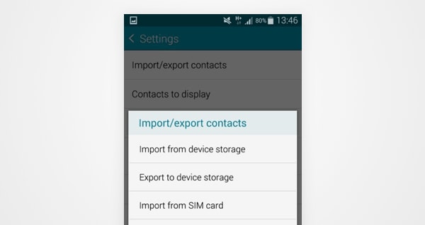 transfer contacts android using sim card