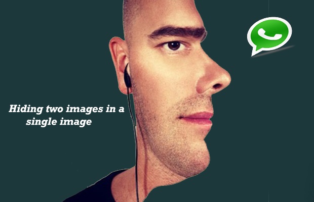whatsapp tricks and tips-Hiding two images in a single image