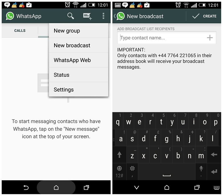 whatsapp tricks and tips-Send Private Messages in Bulk