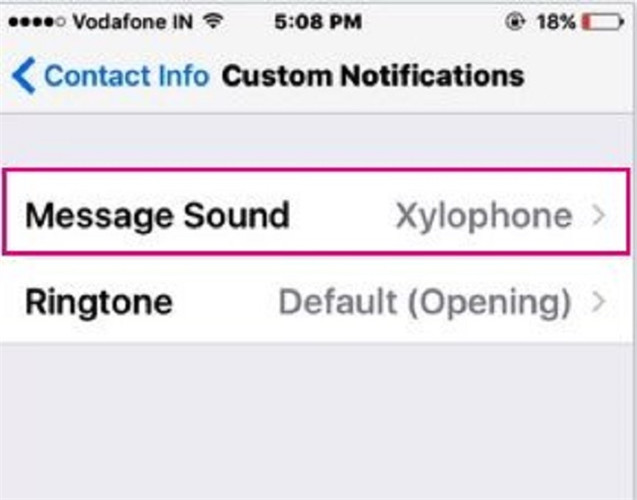 whatsapp ringtone-Click Message sounds
