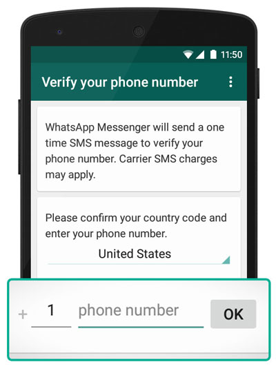 verify whatsapp phone number