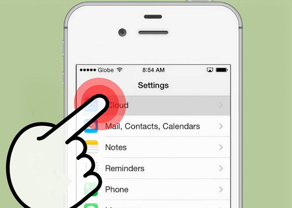 reset icloud email-go back to reset icloud email on iphone