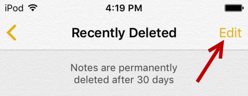 recover deleted notes from ipad