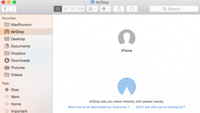 how to use airdrop from mac to iphone - Turn on AirDrop on iPhone and Mac