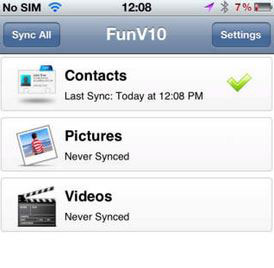 FunV10 iPhone Backup Software