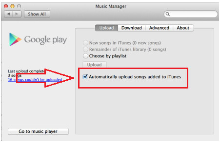 Upload iPhone/iPod/iPad Music to Google Music-step 7