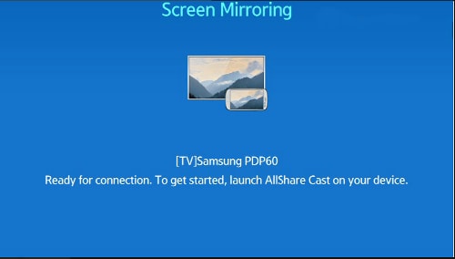 use Allshare Cast to turn on screen mirroring on Samsung Galaxy-go for Screen Mirroring