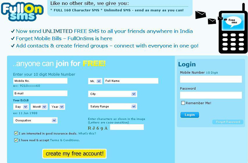 Top 10 Free SMS Websites to send SMS Online