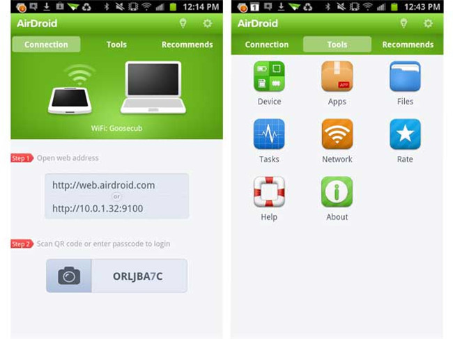 android file transfer apps-AirDroid