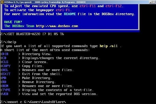 Emulator for Mac-DosBox