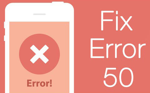 fix iTunes error 50