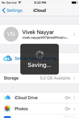 how to Change iCloud Account on iPhone
