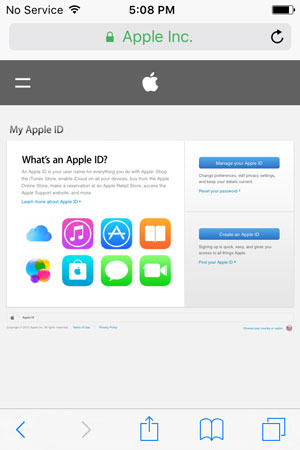 start to Change iCloud Apple ID on iPhone