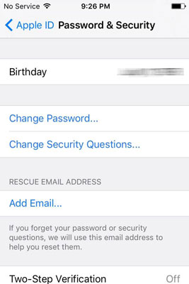 How to Change iCloud Password on iPhone
