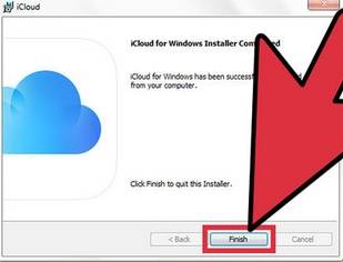 remove iCloud on Windows computers finished