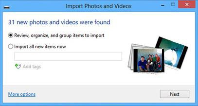 import pictures from phone to PC