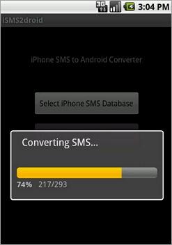 transfer sms messages from iphone to android