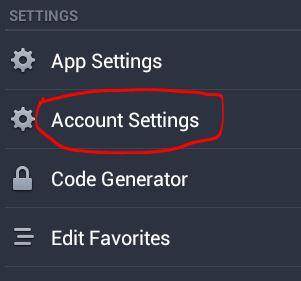 block facebook messages on android-account settings