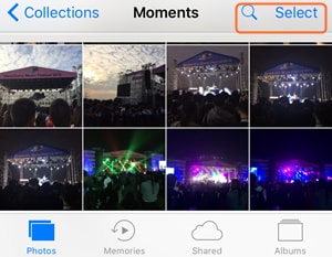 Email iPhone Videos - Select Multiple Photos