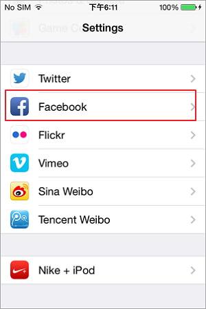 sync facebook contacts with iphone