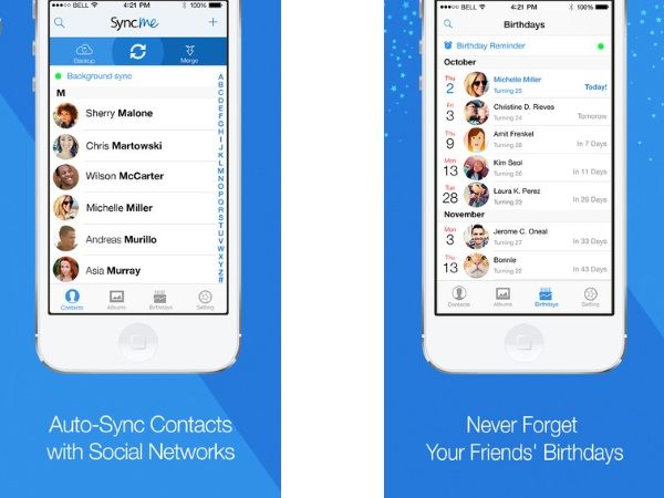 how to sync iphone with facebook