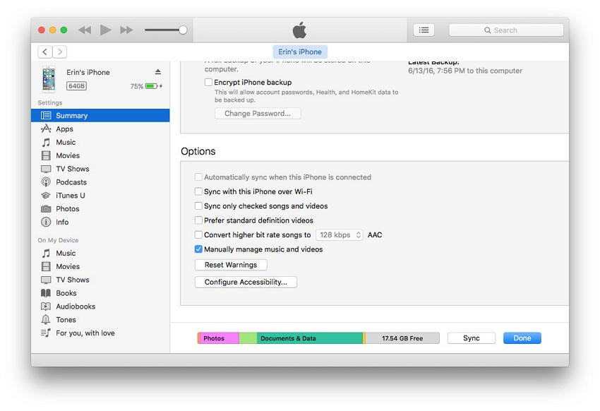how to transfer playlists from itunes to iphone-use iTunes
