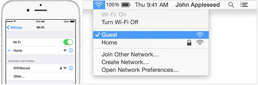 how to use airdrop from mac to iphone - Turn on Wi-Fi on iPhone and Mac