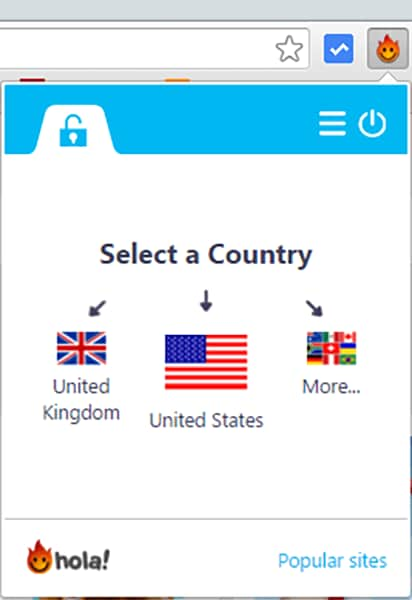 select a country