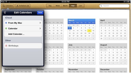 Sync iPhone Calendar - Finish syncing iPhone calendars with iPad
