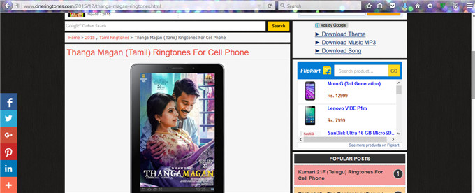 Download Free Tamil Ringtones for Mobile Phone