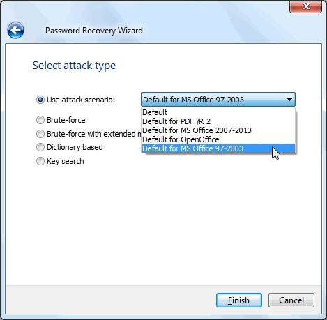 password recovery wizard
