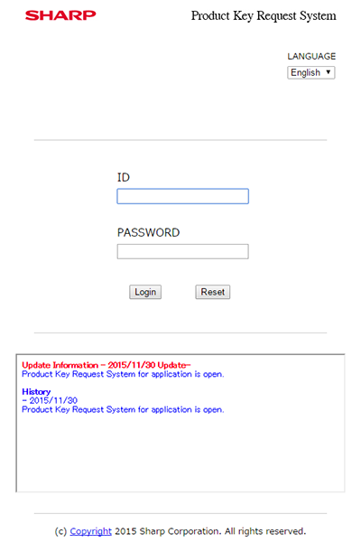 redirect to the login page