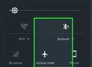 Toggle Airplane Mode to fix the GPS error