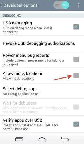 Disabling Mock Location on Android