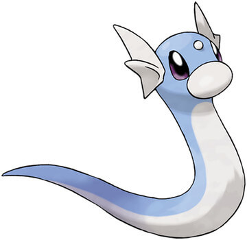 Dratini, the serpentine Pokémon character