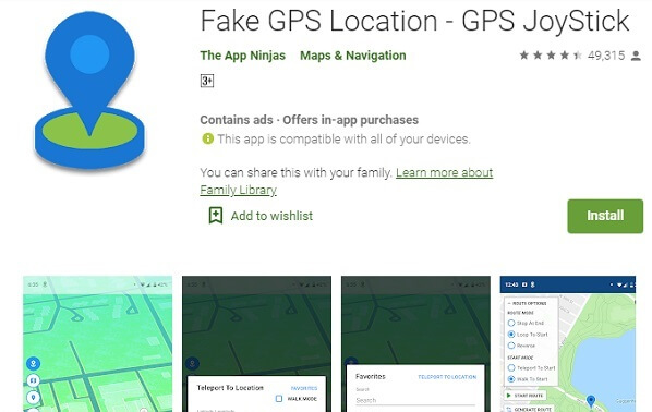 fake gps joystick app