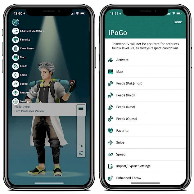 a screenshot of iPogo